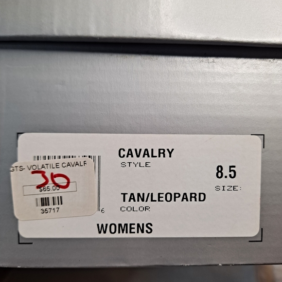 Volatile Cavalry Tan/Leopard Boots size 8.5 - Picture 2 of 10